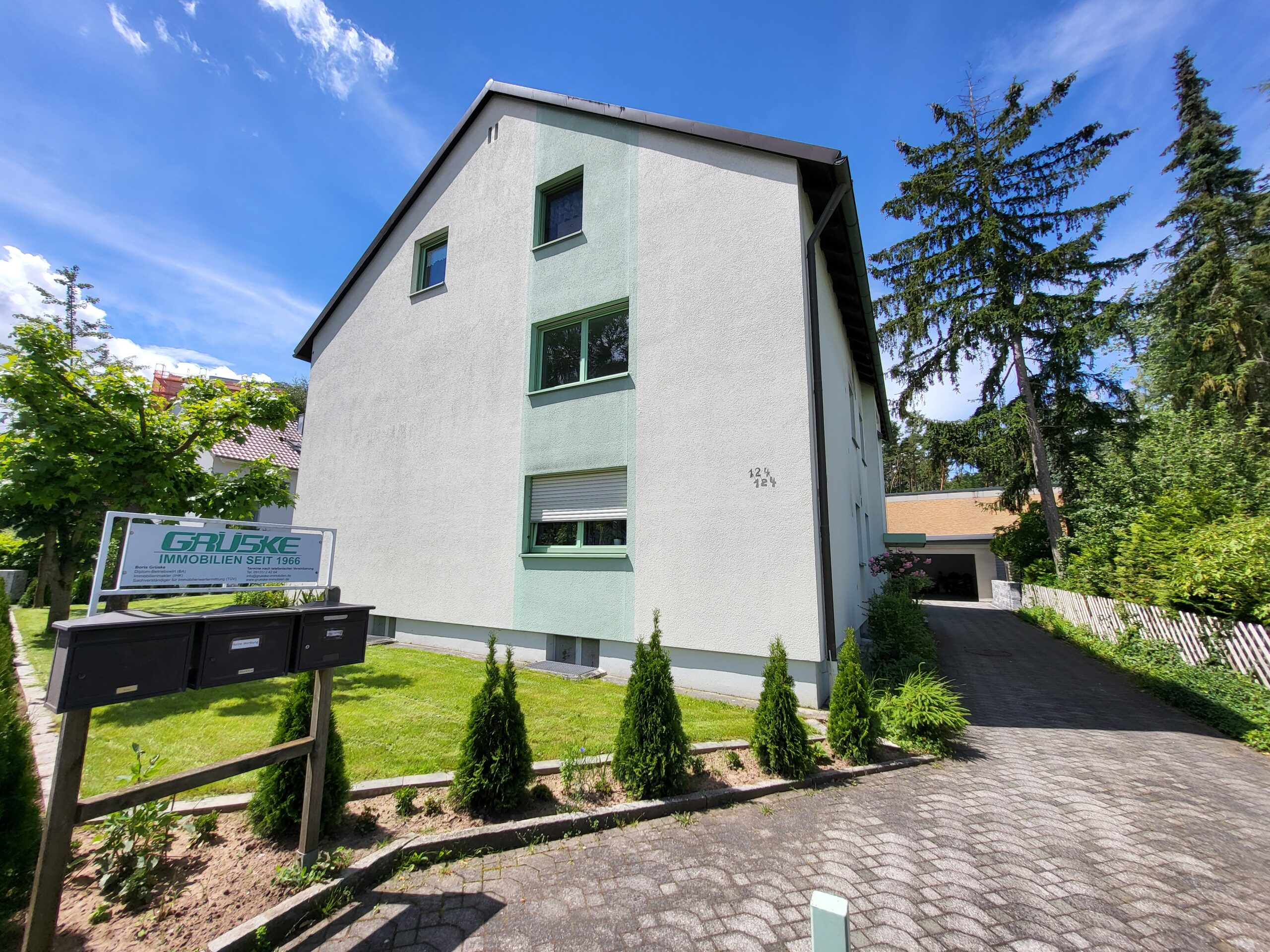 Grüske Immobilien e.K. Ihr erfahrener Immobilienmakler in Erlangen für Hausverkauf und Bewertung.
